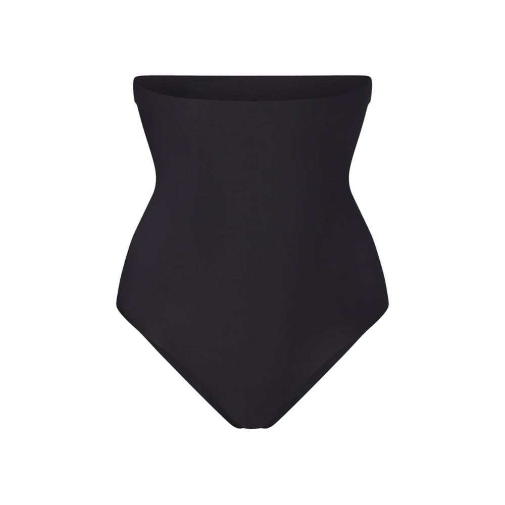 SKIMS- NWOT Barely there high waisted brief size M in color Onyx